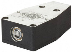 De-Sta-Co - 1,200 Lb Holding Capacity, 0.1575" Max Opening Capacity, 4.83 bar Clamping Pressure, Air Hold Down Clamp - 1/2" Arm Length, 4.81" Clamp Length, 2.72" Clamp Width, 1.63" Clamp Height, Mounting Holes - Americas Industrial Supply