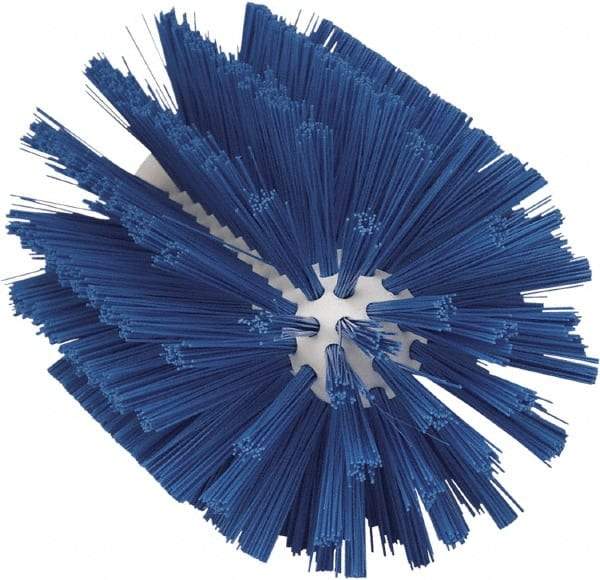 Vikan - 4" Diam Polyester Tube Brush - 6-1/2" OAL, 5-1/4" Head Length, Polypropylene Handle - Americas Industrial Supply