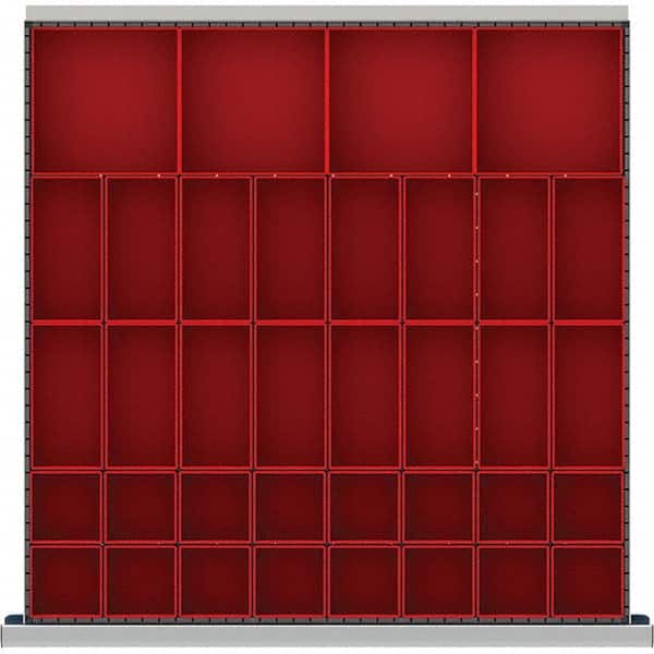 LISTA - 36-Compartment Drawer Divider Layout for 2.17" High Drawers - Americas Industrial Supply