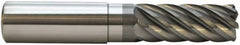 M.A. Ford - 1/2", 7 Flute, Single End, Solid Carbide, 0.03" Corner Radius End Mill - 4" OAL, 38° Helix, Right Hand Flute, 1-1/4" LOC, Right Hand Cut, 2-1/8" Extended Reach - Americas Industrial Supply
