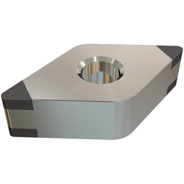 Iscar - DNGA432 M4 Grade IB10HC PCBN Turning Insert - TiN Finish, 55° Diamond, 1/2" Inscr Circle, 3/16" Thick, 1/32" Corner Radius - Americas Industrial Supply