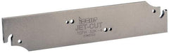 Iscar - 1.26" Blade Height, 0.134" Blade Width, 5-29/32" OAL, Neutral Cut, Single End Indexable Cut-Off Blade - TGFH Blade, Tang-Grip Series - Americas Industrial Supply
