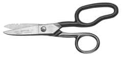 Heritage Cutlery - 1-7/8" Length of Cut, Straight Pattern Electrician's Snip - 6-1/4" OAL, 19, 23 AWG Steel Capacity - Americas Industrial Supply