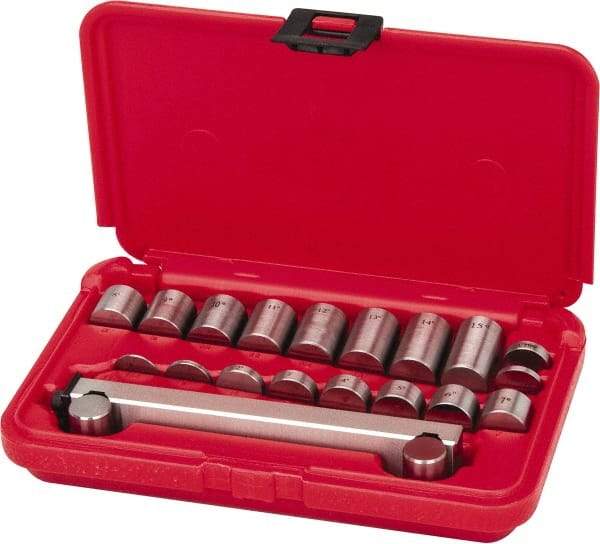 SPI - 5 Inch Long x 1 Inch Wide x 0.0002 Inch Parallelism, Sine Bar and Riser Kit - Americas Industrial Supply