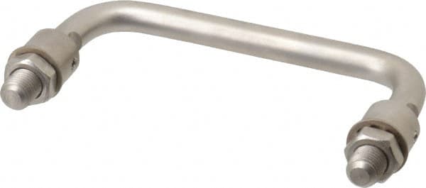 Electro Hardware - 4" Center to Center, Passivated Stainless Steel Pull Handle - 1.85" High - Americas Industrial Supply