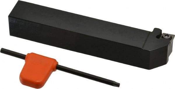 Kennametal - SCLC, Right Hand Cut, 5° Lead Angle, 3/4" Shank Height x 3/4" Shank Width, Neutral Rake Indexable Turning Toolholder - 4-1/2" OAL, CC..32.5. Insert Compatibility, Series Screw-On - Americas Industrial Supply