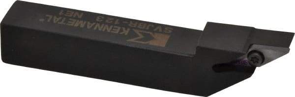Kennametal - SVJB, Right Hand Cut, 3° Lead Angle, 3/4" Shank Height x 3/4" Shank Width, Neutral Rake Indexable Turning Toolholder - 4-1/2" OAL, VB..33. Insert Compatibility, Series Screw-On - Americas Industrial Supply