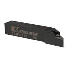 Kennametal - SVJB, Left Hand Cut, 3° Lead Angle, 3/4" Shank Height x 3/4" Shank Width, Neutral Rake Indexable Turning Toolholder - 4-1/2" OAL, VB..33. Insert Compatibility, Series Screw-On - Americas Industrial Supply