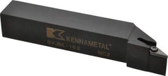 Kennametal - SVJB, Left Hand Cut, 3° Lead Angle, 1" Shank Height x 1" Shank Width, Neutral Rake Indexable Turning Toolholder - 6" OAL, VB..33. Insert Compatibility, Series Screw-On - Americas Industrial Supply