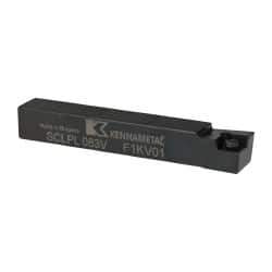 Kennametal - SCLP, Left Hand Cut, 5° Lead Angle, 1/2" Shank Height x 1/2" Shank Width, Positive Rake Indexable Turning Toolholder - 3-1/2" OAL, CP..32.5. Insert Compatibility, Series Screw-On - Americas Industrial Supply