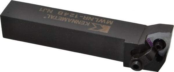 Kennametal - MWLN, Right Hand Cut, 5° Lead Angle, 3/4" Shank Height x 3/4" Shank Width, Negative Rake Indexable Turning Toolholder - 4-1/2" OAL, WN..43. Insert Compatibility, Series Kenloc - Americas Industrial Supply