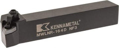 Kennametal - MWLN, Right Hand Cut, 5° Lead Angle, 1" Shank Height x 1" Shank Width, Negative Rake Indexable Turning Toolholder - 6" OAL, WN..43. Insert Compatibility, Series Kenloc - Americas Industrial Supply