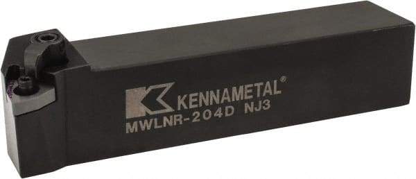Kennametal - MWLN, Right Hand Cut, 5° Lead Angle, 1-1/4" Shank Height x 1-1/4" Shank Width, Negative Rake Indexable Turning Toolholder - 6" OAL, WN..43. Insert Compatibility, Series Kenloc - Americas Industrial Supply