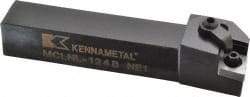 Kennametal - MCLN, Left Hand Cut, 5° Lead Angle, 3/4" Shank Height x 3/4" Shank Width, Negative Rake Indexable Turning Toolholder - 4-1/2" OAL, CN..43. Insert Compatibility, Series Kenloc - Americas Industrial Supply