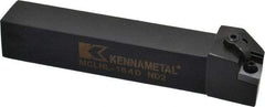 Kennametal - MCLN, Left Hand Cut, 5° Lead Angle, 1" Shank Height x 1" Shank Width, Negative Rake Indexable Turning Toolholder - 6" OAL, CN..43. Insert Compatibility, Series Kenloc - Americas Industrial Supply