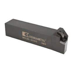 Kennametal - MCLN, Left Hand Cut, 5° Lead Angle, 1-1/4" Shank Height x 1-1/4" Shank Width, Negative Rake Indexable Turning Toolholder - 6" OAL, CN..43. Insert Compatibility, Series Kenloc - Americas Industrial Supply