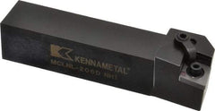 Kennametal - MCLN, Left Hand Cut, 5° Lead Angle, 1-1/4" Shank Height x 1-1/4" Shank Width, Negative Rake Indexable Turning Toolholder - 6" OAL, CN..64. Insert Compatibility, Series Kenloc - Americas Industrial Supply