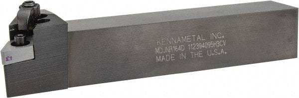 Kennametal - MDJN, Right Hand Cut, 3° Lead Angle, 1" Shank Height x 1" Shank Width, Negative Rake Indexable Turning Toolholder - 6" OAL, DN..43. Insert Compatibility, Series Kenloc - Americas Industrial Supply