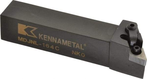Kennametal - MDJN, Left Hand Cut, 3° Lead Angle, 1" Shank Height x 1" Shank Width, Negative Rake Indexable Turning Toolholder - 5" OAL, DN..43. Insert Compatibility, Series Kenloc - Americas Industrial Supply