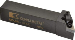Kennametal - MDJN, Left Hand Cut, 3° Lead Angle, 1" Shank Height x 1" Shank Width, Negative Rake Indexable Turning Toolholder - 5" OAL, DN..43. Insert Compatibility, Series Kenloc - Americas Industrial Supply