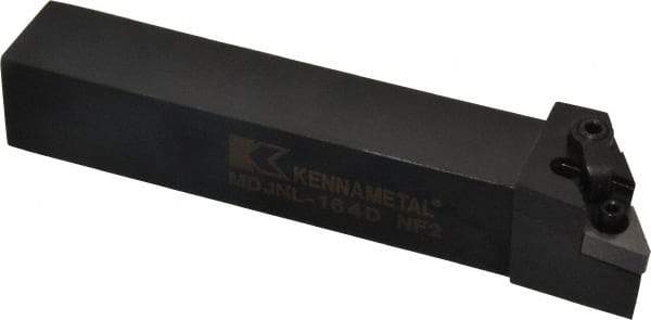 Kennametal - MDJN, Left Hand Cut, 3° Lead Angle, 1" Shank Height x 1" Shank Width, Negative Rake Indexable Turning Toolholder - 6" OAL, DN..43. Insert Compatibility, Series Kenloc - Americas Industrial Supply