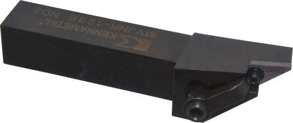 Kennametal - MVJN, Right Hand Cut, 3° Lead Angle, 3/4" Shank Height x 3/4" Shank Width, Negative Rake Indexable Turning Toolholder - 4-1/2" OAL, VN..33. Insert Compatibility, Series Kenloc - Americas Industrial Supply