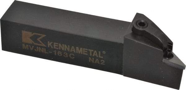 Kennametal - MVJN, Left Hand Cut, 3° Lead Angle, 1" Shank Height x 1" Shank Width, Negative Rake Indexable Turning Toolholder - 5" OAL, VN..33. Insert Compatibility, Series Kenloc - Americas Industrial Supply
