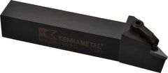 Kennametal - MVJN, Left Hand Cut, 3° Lead Angle, 1" Shank Height x 1" Shank Width, Negative Rake Indexable Turning Toolholder - 6" OAL, VN..33. Insert Compatibility, Series Kenloc - Americas Industrial Supply