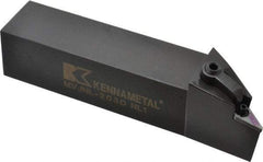 Kennametal - MVJN, Left Hand Cut, 3° Lead Angle, 1-1/4" Shank Height x 1-1/4" Shank Width, Negative Rake Indexable Turning Toolholder - 6" OAL, VN..33. Insert Compatibility, Series Kenloc - Americas Industrial Supply