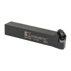Kennametal - MRGN, Left Hand Cut, 15° Lead Angle, 1" Shank Height x 1" Shank Width, Negative Rake Indexable Turning Toolholder - 6" OAL, RN..43 Insert Compatibility, Series Kenloc - Americas Industrial Supply