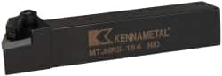 Kennametal - MTJN, Right Hand Cut, 3° Lead Angle, 1" Shank Height x 1" Shank Width, Negative Rake Indexable Turning Toolholder - 6" OAL, TN..43. Insert Compatibility, Series Kenloc - Americas Industrial Supply