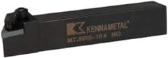 Kennametal - MTJN, Right Hand Cut, 3° Lead Angle, 1" Shank Height x 1" Shank Width, Negative Rake Indexable Turning Toolholder - 6" OAL, TN..43. Insert Compatibility, Series Kenloc - Americas Industrial Supply