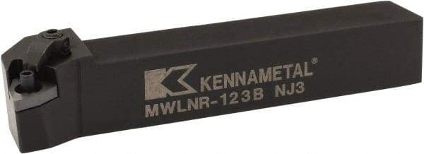 Kennametal - MWLN, Right Hand Cut, 5° Lead Angle, 3/4" Shank Height x 3/4" Shank Width, Negative Rake Indexable Turning Toolholder - 4-1/2" OAL, WN..33. Insert Compatibility, Series Kenloc - Americas Industrial Supply