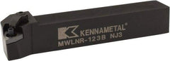 Kennametal - MWLN, Right Hand Cut, 5° Lead Angle, 3/4" Shank Height x 3/4" Shank Width, Negative Rake Indexable Turning Toolholder - 4-1/2" OAL, WN..33. Insert Compatibility, Series Kenloc - Americas Industrial Supply