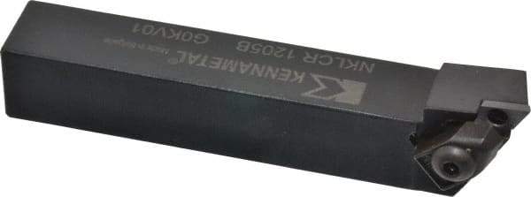 Kennametal - NP.., -5° Lead Angle NKLC External Right Hand Indexable Profiling Toolholder - 19.05mm Shank Height x 19.05mm Shank Width, 114.3mm Long, Steel - Americas Industrial Supply