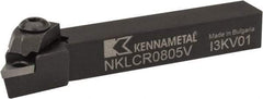 Kennametal - NP.., -5° Lead Angle NKLC External Right Hand Indexable Profiling Toolholder - 12.7mm Shank Height x 12.7mm Shank Width, 88.9mm Long, Steel - Americas Industrial Supply