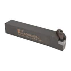 Kennametal - DCLN, Left Hand Cut, 5° Lead Angle, 1" Shank Height x 1" Shank Width, Negative Rake Indexable Turning Toolholder - 6" OAL, CN..43. Insert Compatibility, Series Kenclamp - Americas Industrial Supply