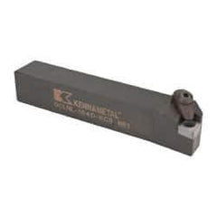 Kennametal - DCLN, Left Hand Cut, 5° Lead Angle, 1" Shank Height x 1" Shank Width, Negative Rake Indexable Turning Toolholder - 6" OAL, CN..43. Insert Compatibility, Series Kenclamp - Americas Industrial Supply