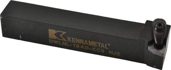 Kennametal - DWLN, Left Hand Cut, 5° Lead Angle, 1" Shank Height x 1" Shank Width, Negative Rake Indexable Turning Toolholder - 6" OAL, WN..43. Insert Compatibility, Series Kenclamp - Americas Industrial Supply