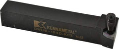 Kennametal - DWLN, Left Hand Cut, 5° Lead Angle, 1" Shank Height x 1" Shank Width, Negative Rake Indexable Turning Toolholder - 6" OAL, WN..43. Insert Compatibility, Series Kenclamp - Americas Industrial Supply