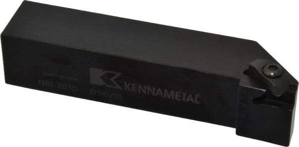 Kennametal - External Thread, Left Hand Cut, 31.75mm Shank Width x 31.75mm Shank Height Indexable Threading Toolholder - 152.4mm OAL, N.3L Insert Compatibility, NS Toolholder, Series Top Notch - Americas Industrial Supply