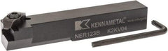 Kennametal - External Thread, Right Hand Cut, 19.05mm Shank Width x 19.05mm Shank Height Indexable Threading Toolholder - 114.3mm OAL, N.3L Insert Compatibility, NE Toolholder, Series Top Notch - Americas Industrial Supply