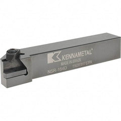 Kennametal - External Thread, Right Hand Cut, 25.4mm Shank Width x 25.4mm Shank Height Indexable Threading Toolholder - 152.4mm OAL, N.4R Insert Compatibility, NS Toolholder, Series Top Notch - Americas Industrial Supply