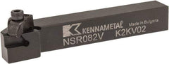 Kennametal - External Thread, Right Hand Cut, 12.7mm Shank Width x 12.7mm Shank Height Indexable Threading Toolholder - 88.9mm OAL, N.2R Insert Compatibility, NS Toolholder, Series Top Notch - Americas Industrial Supply