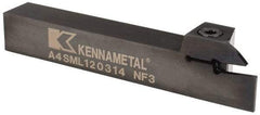 Kennametal - External Thread, 0.55" Max Depth of Cut, 3mm Min Groove Width, 127mm OAL, Left Hand Indexable Grooving Cutoff Toolholder - 19.05mm Shank Height x 19.05mm Shank Width, A4..03.. Insert Style, A4SM Toolholder Style, Series A4 - Americas Industrial Supply