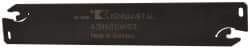 Kennametal - 1.0236" Blade Height, 0.0945" Blade Width, 5.9055" OAL, Neutral Cut, Double End Indexable Cut-Off Blade - 1.57" Max Depth of Cut, A2BNSN Blade, A2 Cut-Off Series - Americas Industrial Supply