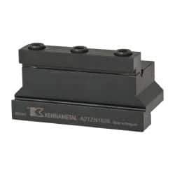 Kennametal - Tool Block Style A2TZN, 26mm Blade Height, 3.39" OAL, 1.89"& OAH, Indexable Cutoff Blade Tool Block - 1" Shank Height, 1" Shank Width, Reversible, Series A2 Cut-Off - Americas Industrial Supply