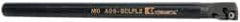 Kennametal - 12.19mm Min Bore Diam, 152.4mm OAL, 3/8" Shank Diam, A-SCLP Indexable Boring Bar - CP.. Insert, Screw Holding Method - Americas Industrial Supply