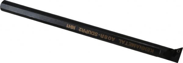 Kennametal - 18.54mm Min Bore Diam, 8" OAL, 1/2" Shank Diam, A-SDUP Indexable Boring Bar - DP.. Insert, Screw Holding Method - Americas Industrial Supply