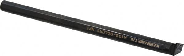 Kennametal - 19.56mm Min Bore Diam, 10" OAL, 5/8" Shank Diam, A-SCLC Indexable Boring Bar - CC.. Insert, Screw Holding Method - Americas Industrial Supply